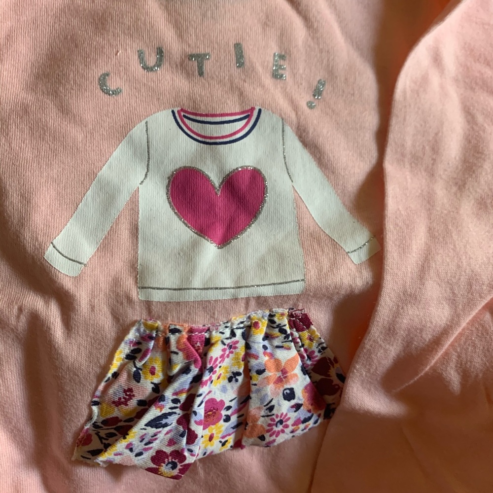 Set of 2 Cute long sleeve shirt  set
